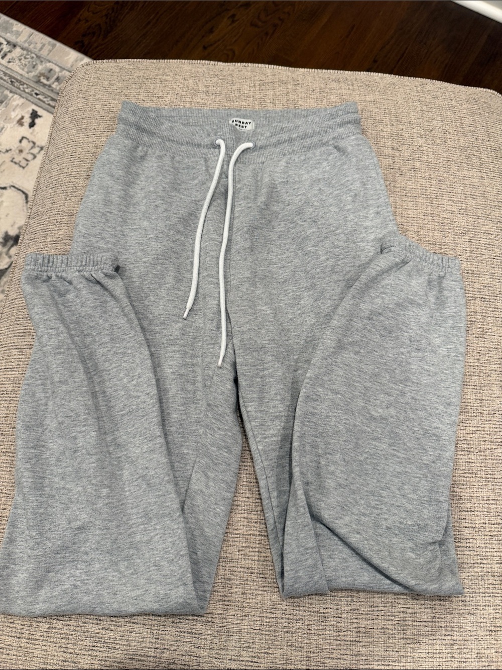 Sunday’s Best Gray Drawstring Sweatpants